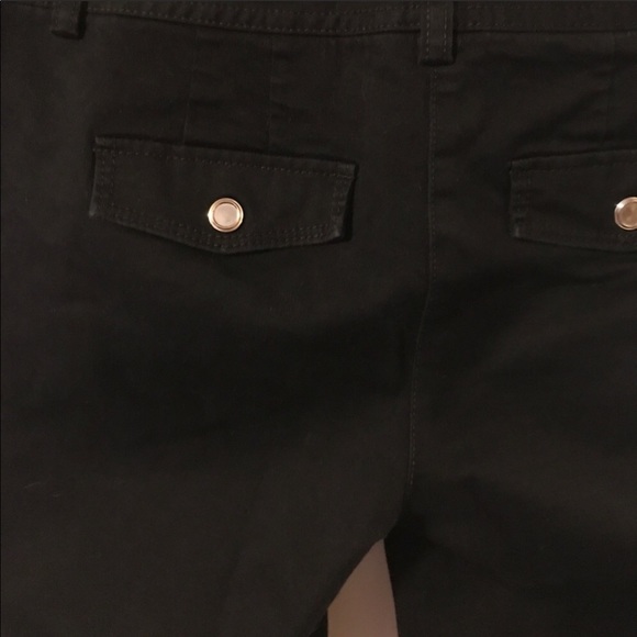 White House Black Market Black Cuffed Ankle Pants - Picture 6 of 8